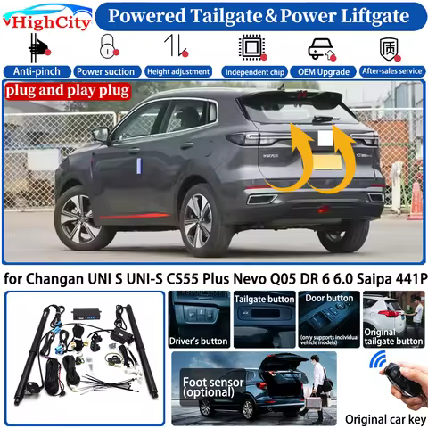 for Changan UNI S UNI-S CS55 Plus Nevo Q05 DR 6 6.0 Saipa 441P Automatic Smart Powered Tailgate Powe