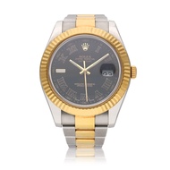 Rolex Datejust Reference 116333, a yellow gold and stainless steel automatic wristwatch with date, Circa 2010