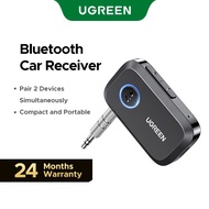 UGREEN Bluetooth 5.3 Receiver Car Adapter Portable Wireless Audio Adapter 3.5mm Aux for Music Stream