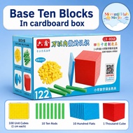 Base Ten Blocks hollow 122 pieces Math Aide