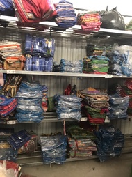 Vỏ bọc đệm  áo bọc nệm vải Cotton Tc đủ kích thước (đệm gấp 3 màu ngẫu nhiên )