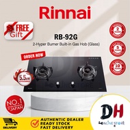 Rinnai RB-92G BUILT IN HYPER BURNER GAS HOB / COOKING GAS HOB