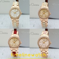 Jam tangan wanita alexandre christie ac 2463 bf rosegold original