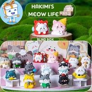 [Meowmi ] HAKIMI'S MEOW LIFE - BLIND BOX entertainment toy BLIND BOX cute mini hakimi cat model