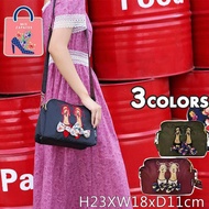 ((COD) mis zapatos Japanese Fashion Printed Embroidery Bowknot Style Ladies Bag Diagonal Small Size 1466