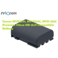Canon MVX250i, MV X250i, MVX-250i Proocam Viloso NB-2LH Compatible Battery