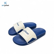 Dép quai ngang đế xanh dương thiết kế chữ XT YOFEET di chuyển siêu êm chân Mã: XC 10