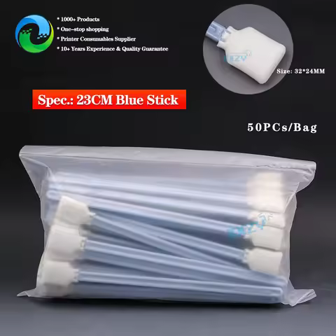 Inkjet Printer Eco-solvent Printer Printhead Ink Brush 23cm Blue Cleaning Stick Print Head Clean Swa