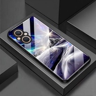 OPPO Reno7 Z Reno8 5G CPH2343 CPH2457 Glass Mirror Phone Case