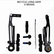 LITEPRO V BRAKE LONG ARM VBRAKE LITEPRO BRAKE SET SHOE CANVAS RUBBER ORIGINAL QUALITY