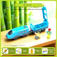 Electric Train Locomotive Compatible Wooden Track