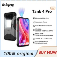 Unihertz 8849 Tank 4 Pro 5G AI Rugged Phone Built-in 720P Projector IP68/69 Dimensity 8300 512GB/1TB