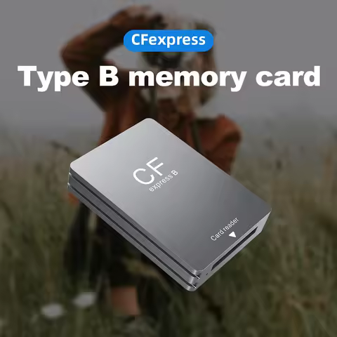 CFexpress Type B Card Reader with USB C To USB C/A Cable CFexpress Reader Support Android/Windows/ O