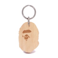 BAPE APE HEAD WOOD KEYCHAIN Key Ring