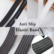 🌸 Anti Slip Elastic Band Getah Black white 1.0cm/ 2.0cm / 2.5cm (70403)