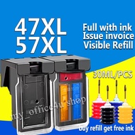 For Canon Pixma Printer E400 E410 E460 E470 E480 E3170 E3370 ink for Canon PG47 PG 47 CL57 CL 57 CL57S CL 57S ink