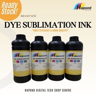 READY STOCK INK Hapond DYE BASED Ink (Epson I3200/DX5/DX7/5113)
