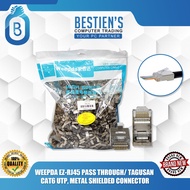 WEEPDA EZ-RJ45 PASS THROUGH/ TAGUSAN CAT6 UTP, METAL SHIELDED CONNECTOR