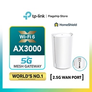 TP-Link Deco X50-5G AX3000 5G Whole Home Mesh WiFi 6 System with 2.5G Port HomeShield Mesh with All 
