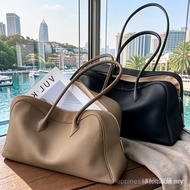 24Hourly DeliveryPillow bag2024New Bowling Bag Genuine Leather One-Shoulder Underarm Women's Bagtogo