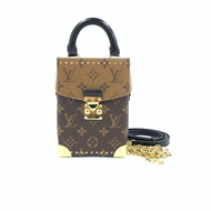 Louis Vuitton LV 棕色 老花 Camera 相機 box 肩背包