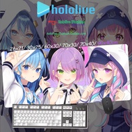 Hololive APEX Minato Aqua Hosimati Suisei Tokoyami Towa Oversized Mousepad Vtuber Mouse Pad Keyboard