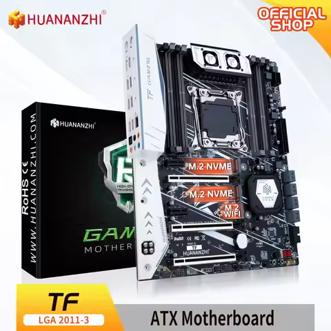 HUANANZHI X99 TF LGA 2011-3 XEON X99 Motherboard support Intel E5 2666 2678 2696 v3 v4 DDR3 DDR4 REC