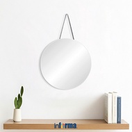 Informa 36X0.4X36 cm WallCermin 2 Models J97 - Silver Wall Mirror Wall Glass Home Decoration Cafe Re