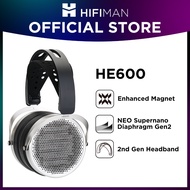 HIFIMAN HE600 Open-Back Over-Ear Full-Size Headphones with Enhanced Magnet