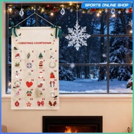 [Beauty] Advent Calendar 2025 to Hang in A Bag for Living Room, Bedroom Or Classroom