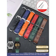 16MM Curved End Rubber Watch Band for GA-100 GM-2100 DW-6900 Men Watch Mod Replacement