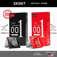 Juncai 001 Super Thin Condom 001 Kondom Duri Licin Nipis Smooth/Spike Dotted 10pcs 001超薄安全套 光滑/狼牙套