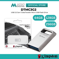 KINGSTON DTMC3G2 USB 3.2 GEN 1 DATA TRAVELER MICRO USB FLASH DRIVE PEN DRIVE THUMB DRIVE WITH ULTRA 