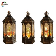 [chulisia] Musical Snow Globe Lantern Ornament Lighted Musical Snow Globe Christmas Snow Globe Lante