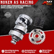 NOKEN AS RACING MIO M3 ZS FINO 125 SOUL GT 125 XRIDE 125 FAZZIO FILANO AH1 RACING