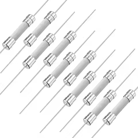 200PCS 5*20mm Fast Break Ceramic Fuse Slow Blow Tube Fuse With pin 5X20MM 250V 0.5A 1A 2A 3A 4A 5A 6