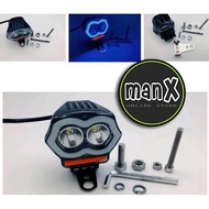 Ready Lampu Tembak Sorot LED Cree Angel Eyes New Owl Charger Hp Motor CB 150R Vixion Xabre Nmax Aero