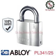 ABLOY GENUINE PL341/50 57MM TOUGH BRASS PADLOCK (FINLAND)