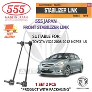#1 PAIR#555 JAPAN FRONT ABSORBER STABILIZER LINK TOYOTA VIOS NCP93,PRIUS C NHP10 1.5 (555-SL-T020)