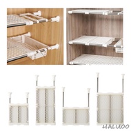 [Haluoo] Closet Tension Shelf DIY Multipurpose Wardrobe Shelf for Cupboard