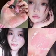 Son Môi Hyntoor Black Rabbit Matte Lip Glaze Nuanced Brown Grey Pink Purple Low Saturation Nude Colo