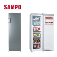 SAMPO 聲寶 216L直立式冷凍櫃SRF-220F【寬54.4高170深64.1/自動除霜】