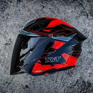 หมวกกันน็อค ครึ่งใบ KYT TTR-JET ลายกราฟฟิก ราคา 2790.- *ไม่รวมชิลด์ปรอท มอเตอร์ไซค์ Motorcycle