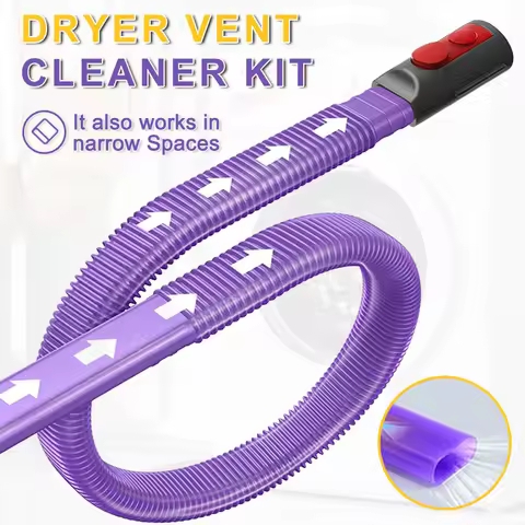 Dryer Vent Lint Vacuum Attachments Hose Compatible with Gen5 V15 V15s V12 V11 V10 V9 V8 V7 Detect Ab