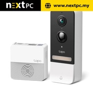 [Ready Stock] TP-LINK TAPO D230S1 Tapo Smart Battery Video Doorbell / 2 Years Warranty
