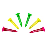 Qingsong Golf Tour Tee Mini PACK (Tour Mini) Neon Light 6pcs 46mm $
