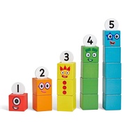 Numberblocks Wooden Blocks Set 1-5 Educational Stacking Toy for Cognitive Play
