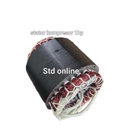 STATOR MOTOR KOMPRESOR 1HP ( khusus oilles ) GULUNGAN DINAMO KOMPRESOR
