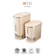 MARKAS88 Rice Dispenser Rice Bucket Automatic Rice Storage Container Anti-Flea Food Grade 5KG 10KG