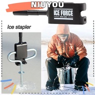 NIUYOU Ice Anchor, Quick Set Up Ice Anchor Power Drill Adapter, Universal Ice Fishing Shelters Ice Shelter Power Drill Adapter Ice fishing
